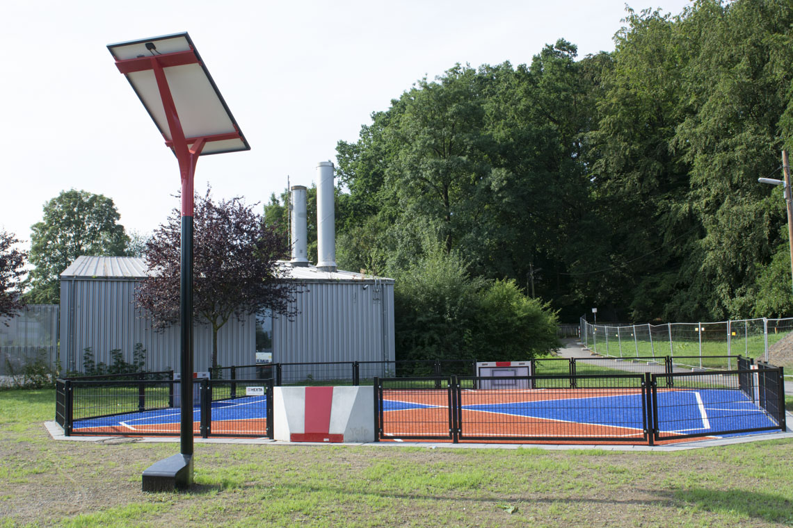 Solar bij een Toro sportveld